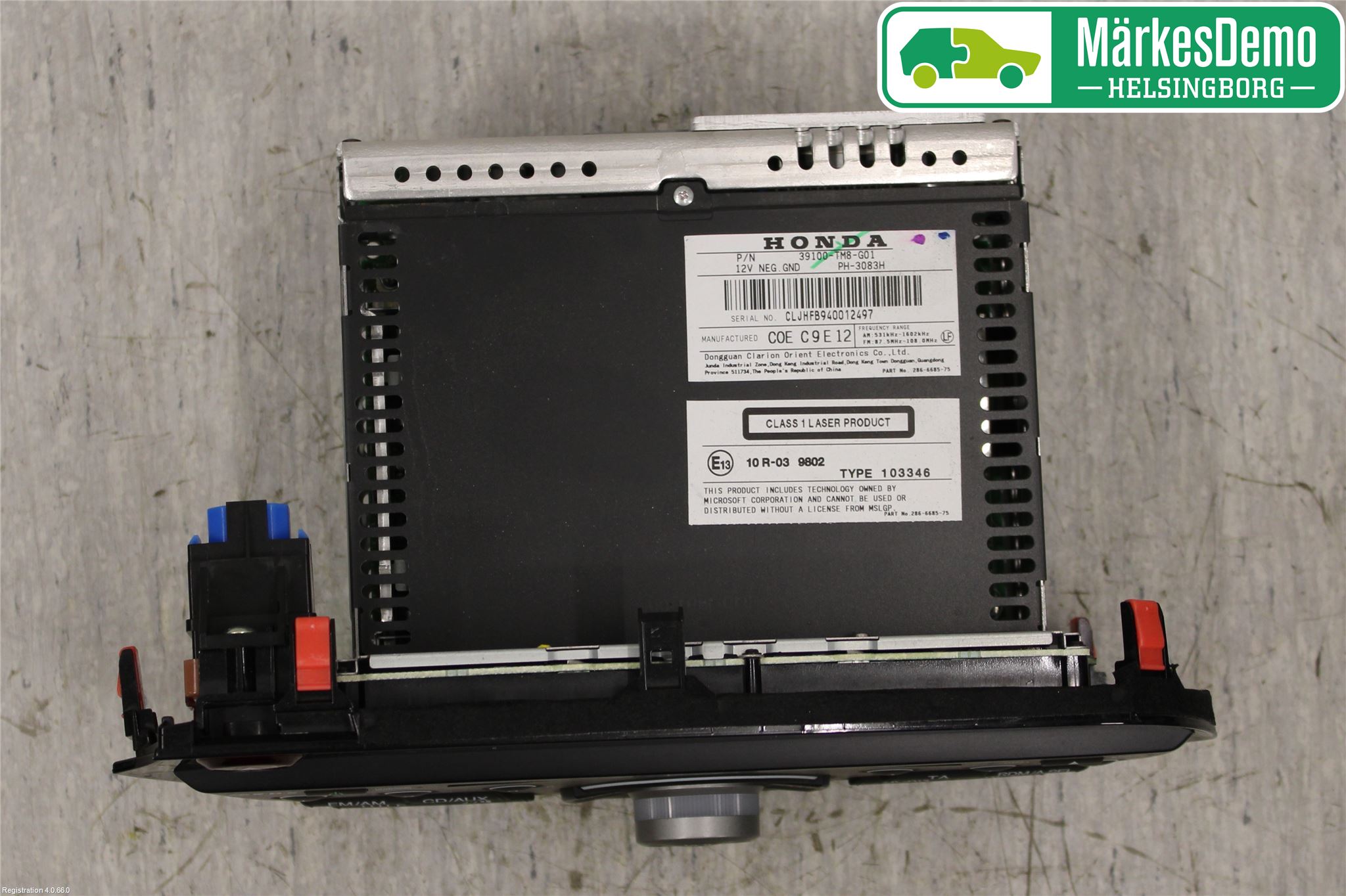 Honda INSIGHT Cd Radio - Multimediapanel