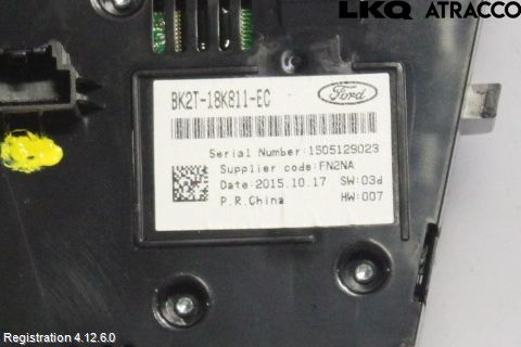 Ford TRANSIT/TOURNEO CUSTOM 13-24 Cd Radio - Multimediapanel