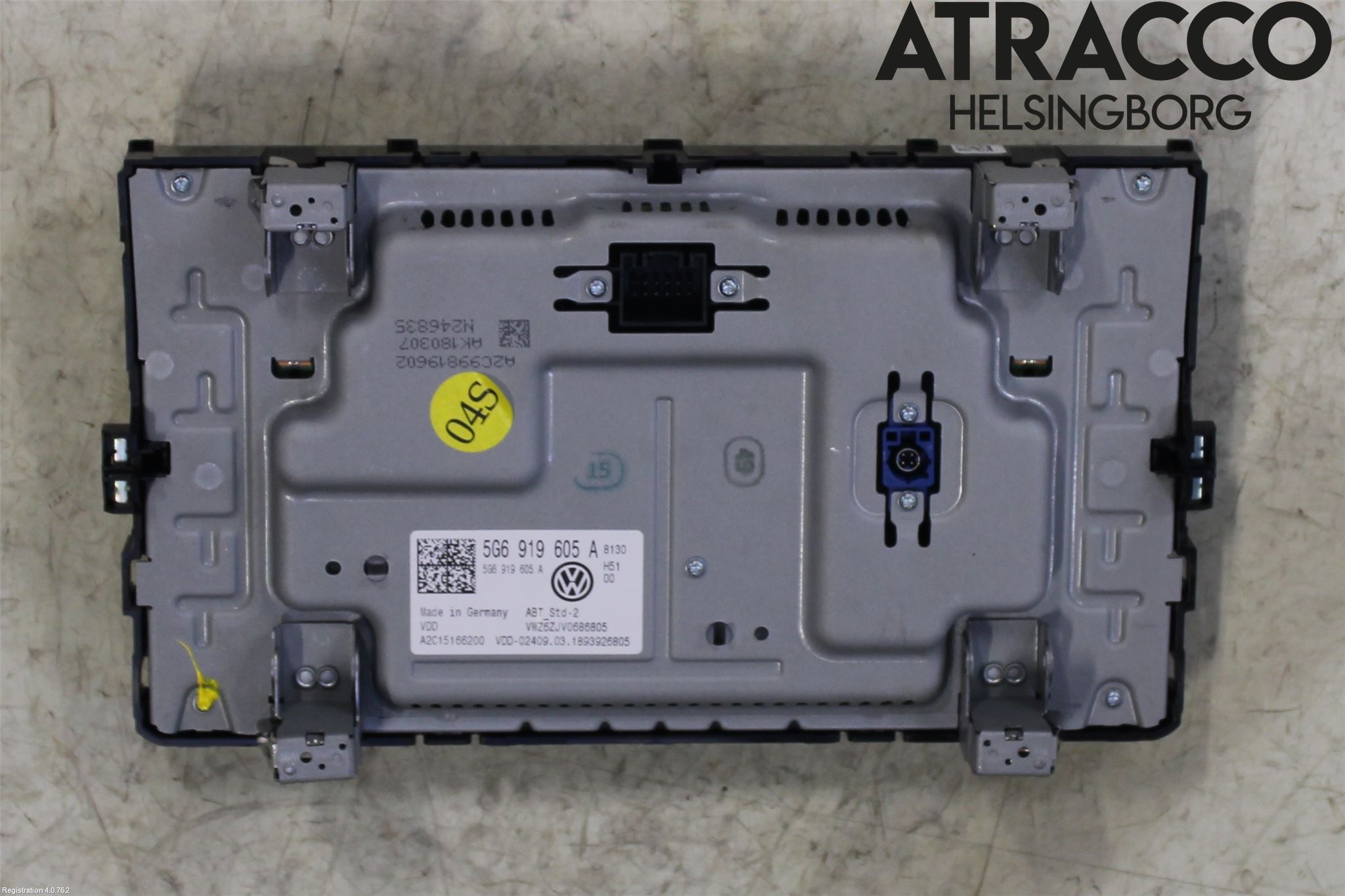 Volkswagen VW GOLF / E-GOLF VII 13-20 Multifunktionsdisplay