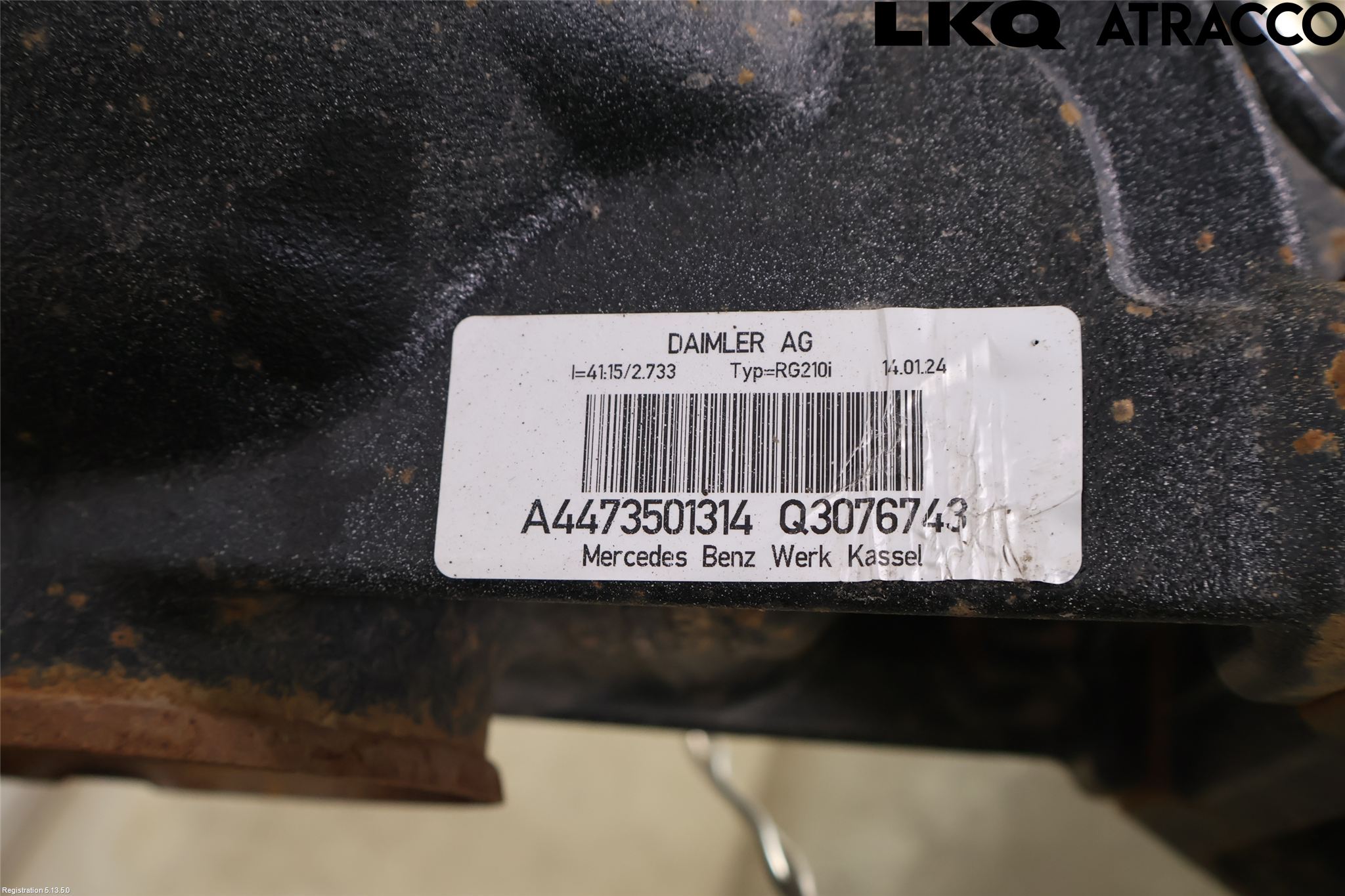 Mercedes-Benz MB VITO/V-KLASS (W640,W447,W448) 14- Bakväxel-Diff