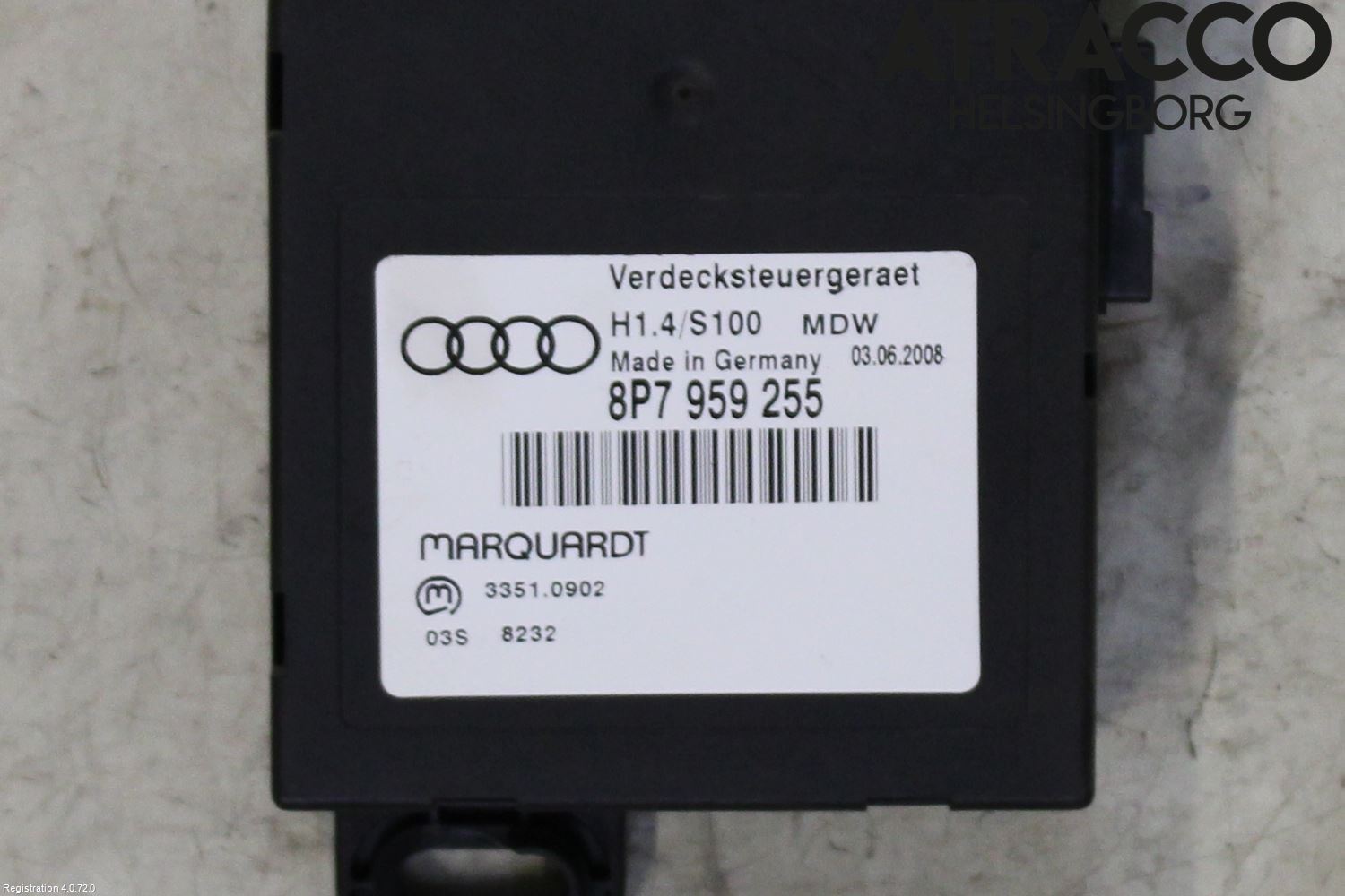 Audi A3/S3 05-13 Styrenhet Övrigt