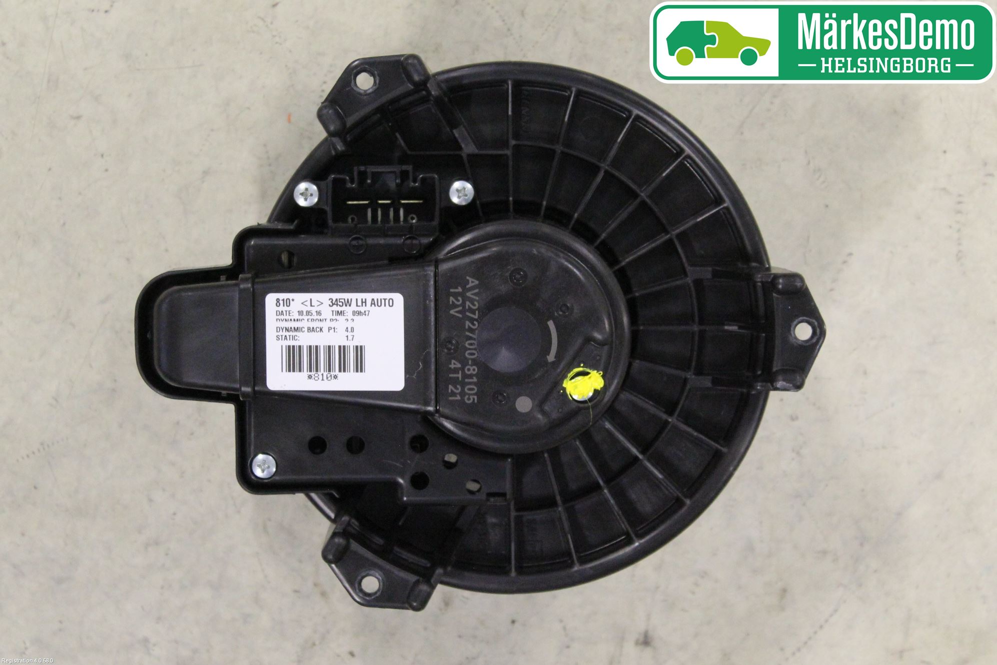 Toyota AURIS 13-19 Värmefläkt