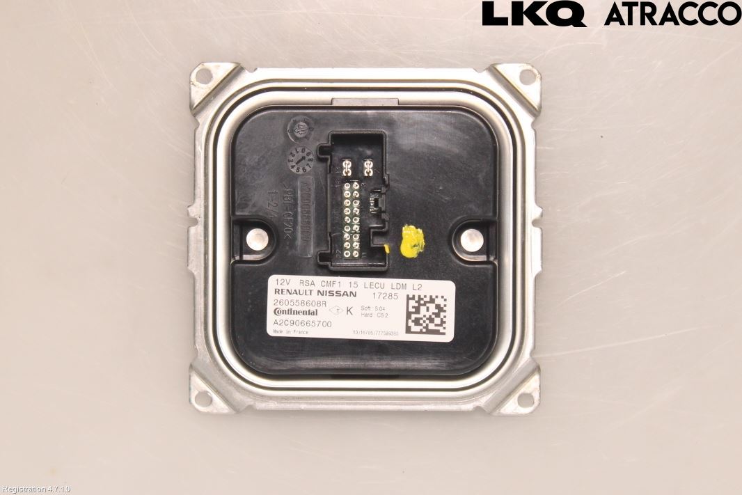 Renault CAPTUR 13-19 Styrenhet Strålkastare