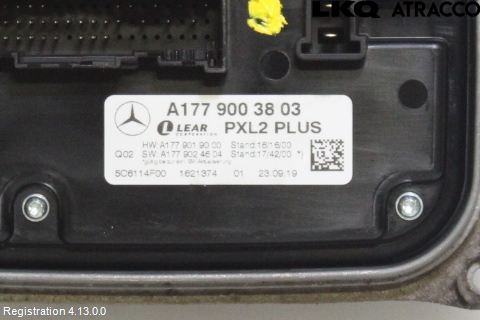 Mercedes-Benz MB A-KLASS (W176) 13-18 Styrenhet Strålkastare