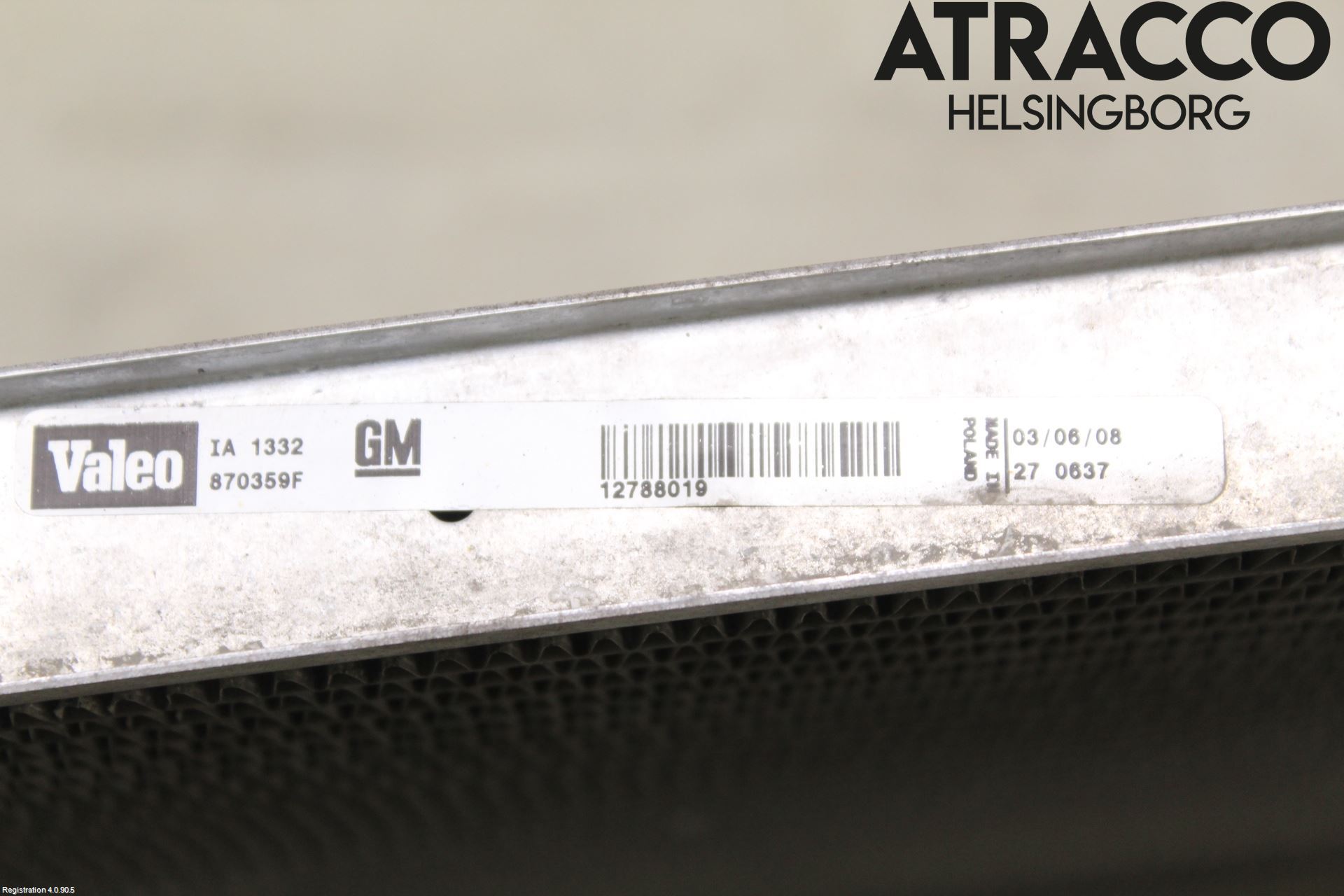 Saab 9-3 VER2/VER3 08-15 Laddluft-Intercooler Kyl