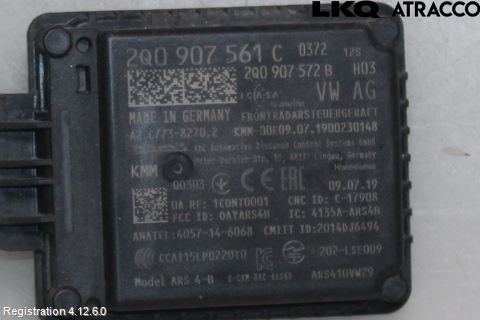 Seat IBIZA V 17-20 Sensor Adaptiv Farthållare