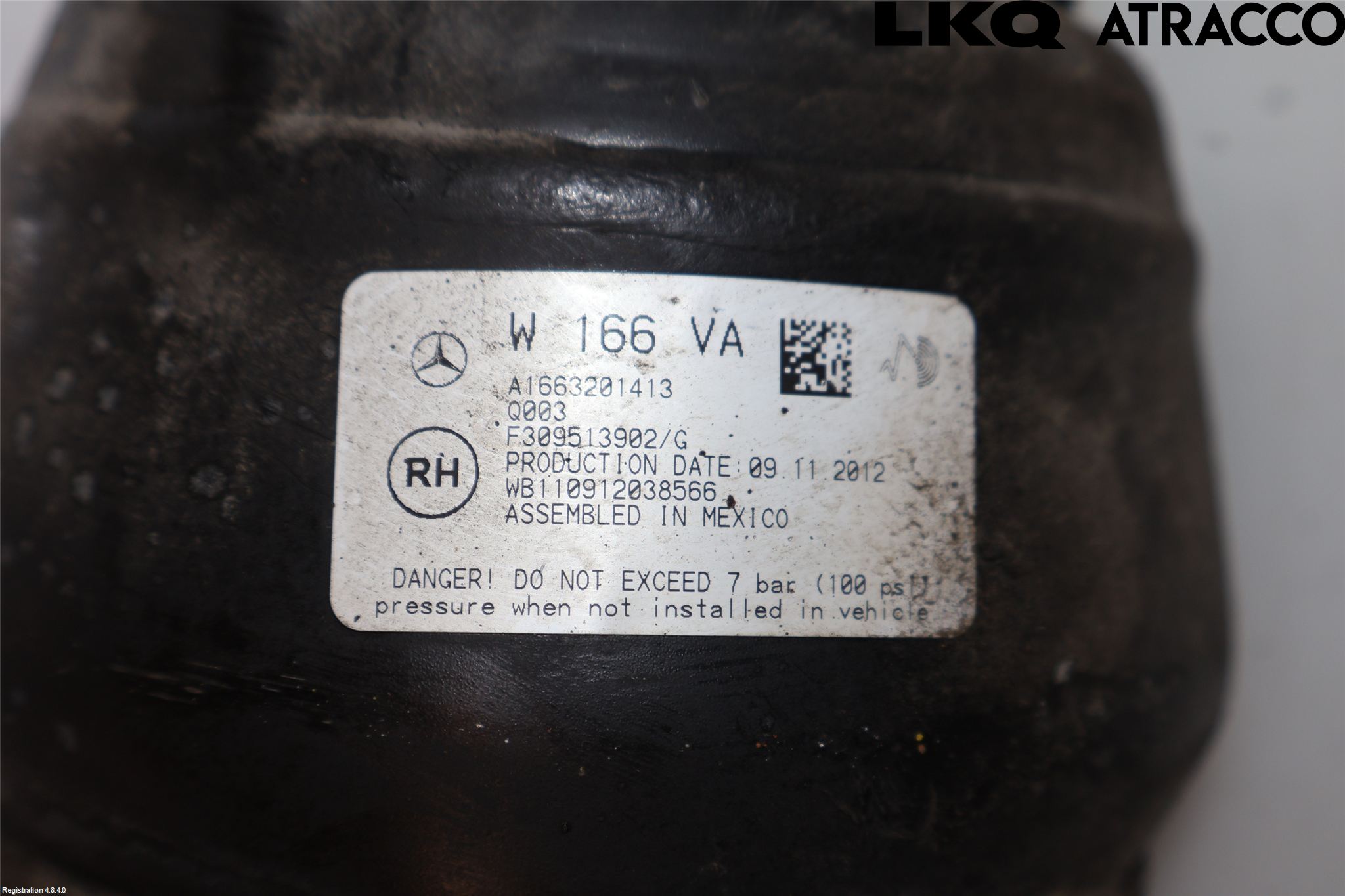 Mercedes-Benz MB ML/GLE-KLASS (W166) 12-18 Fjäderben Fram Höger