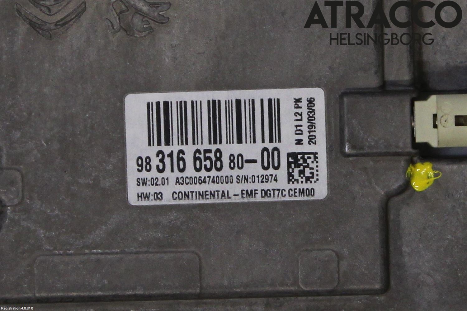 Citroen JUMPY/E-JUMPY 16- Multifunktionsdisplay