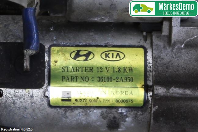 Hyundai i30 GD 13-17 Startmotor Diesel