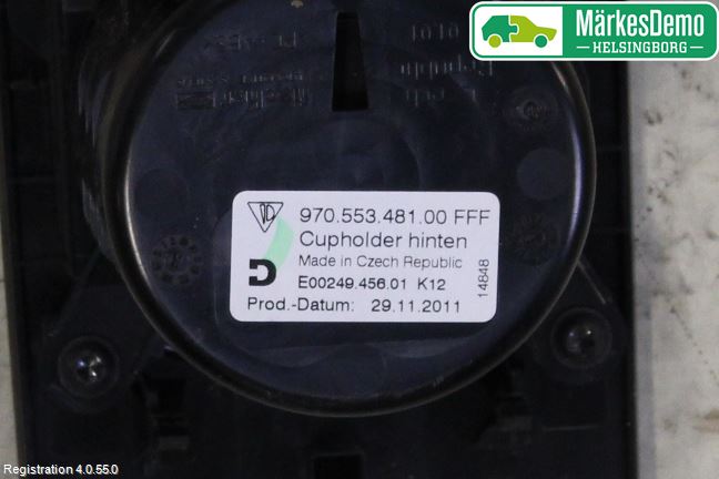 Porsche PANAMERA 09- Mugghållare