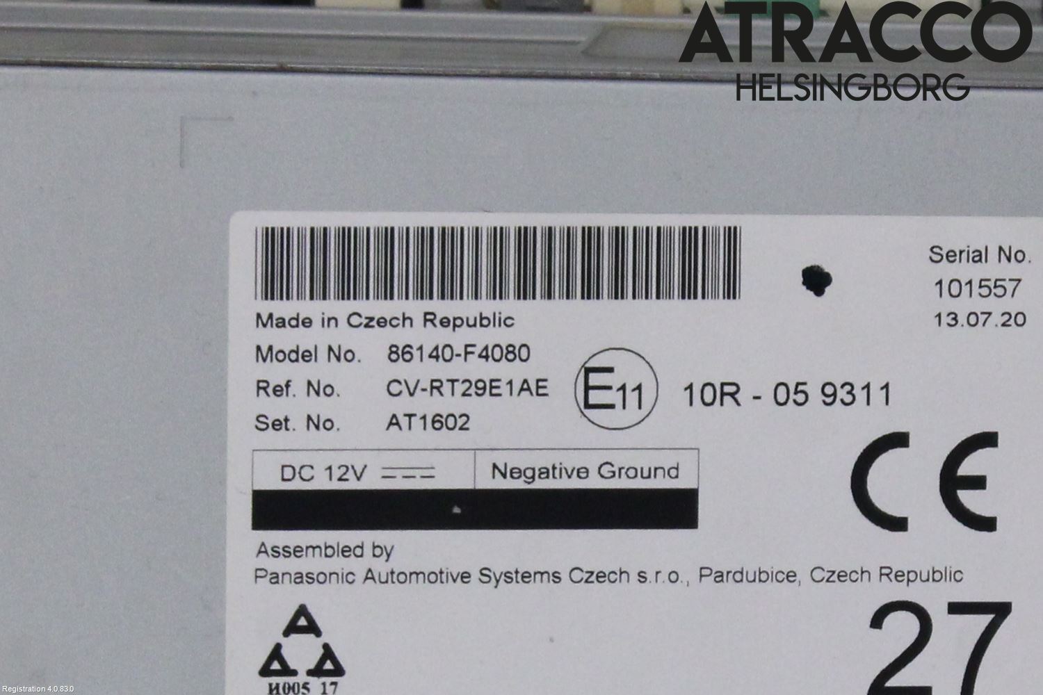 Toyota C-HR 16-23 Cd Radio - Multimediapanel