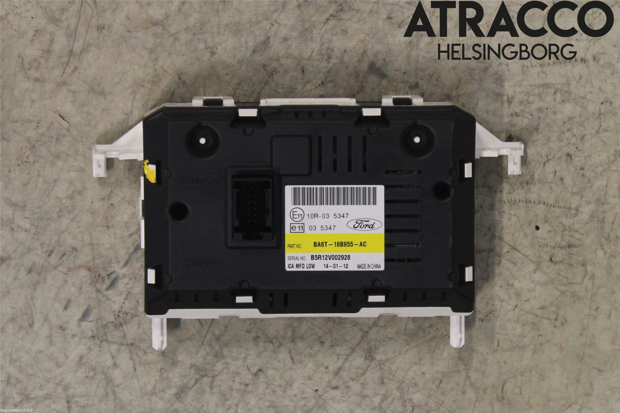 Ford FIESTA 09-12 Multifunktionsdisplay