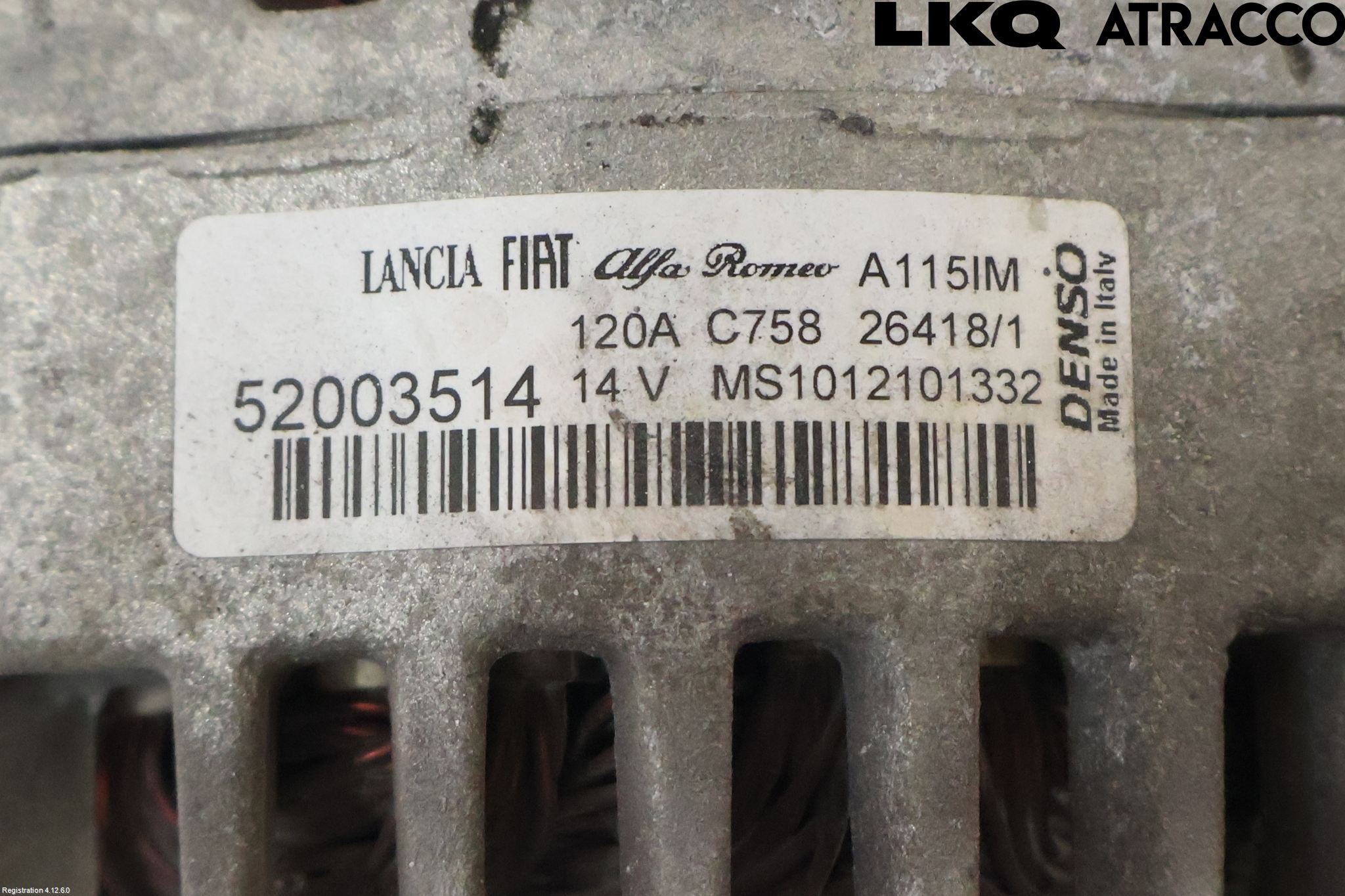 Fiat 500 07- Generator