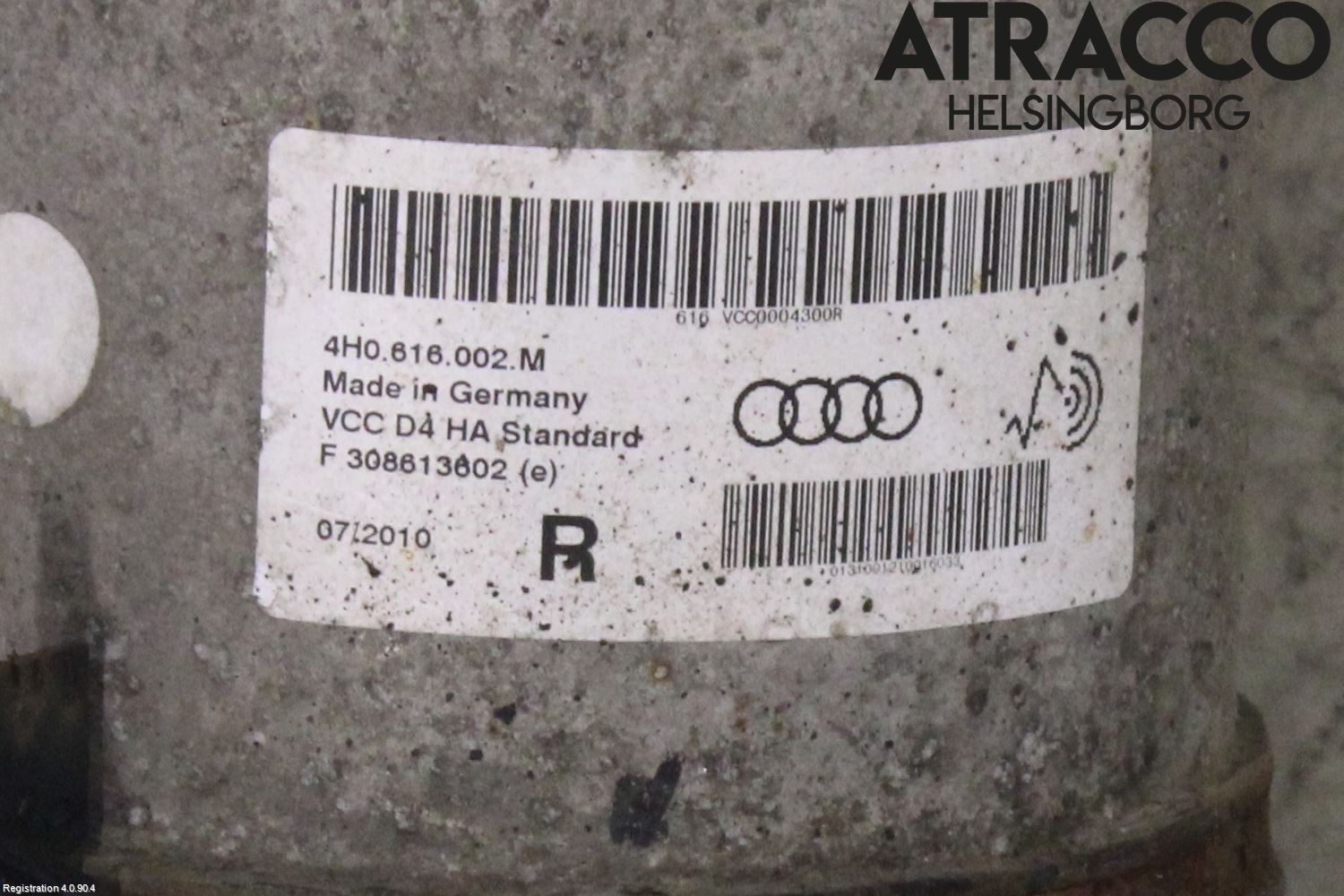 Audi A8/S8 4H 10-17 Fjäderben Bak Höger