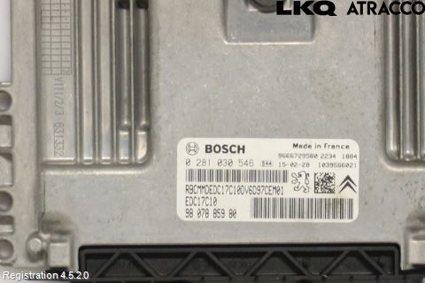 Citroen BERLINGO 08-18 Styrenhet Inspump Diesel