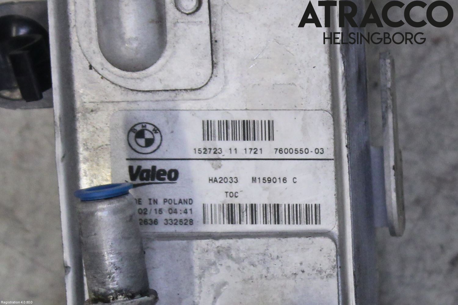 BMW 4 F32/F33/F82/F83 13-20 Oljekylare Automat