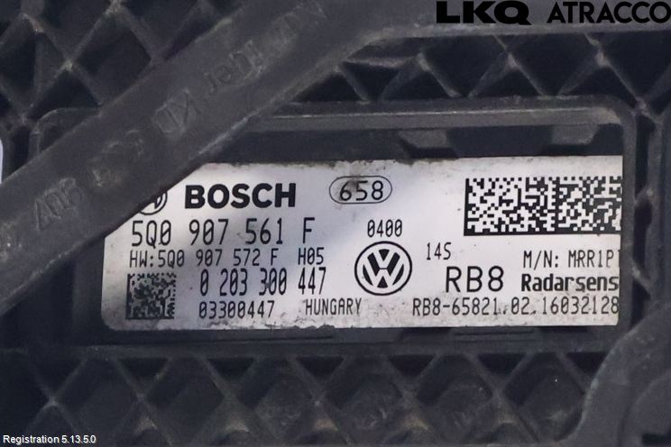 Skoda OCTAVIA (5E) 13-20 Sensor Adaptiv Farthållare