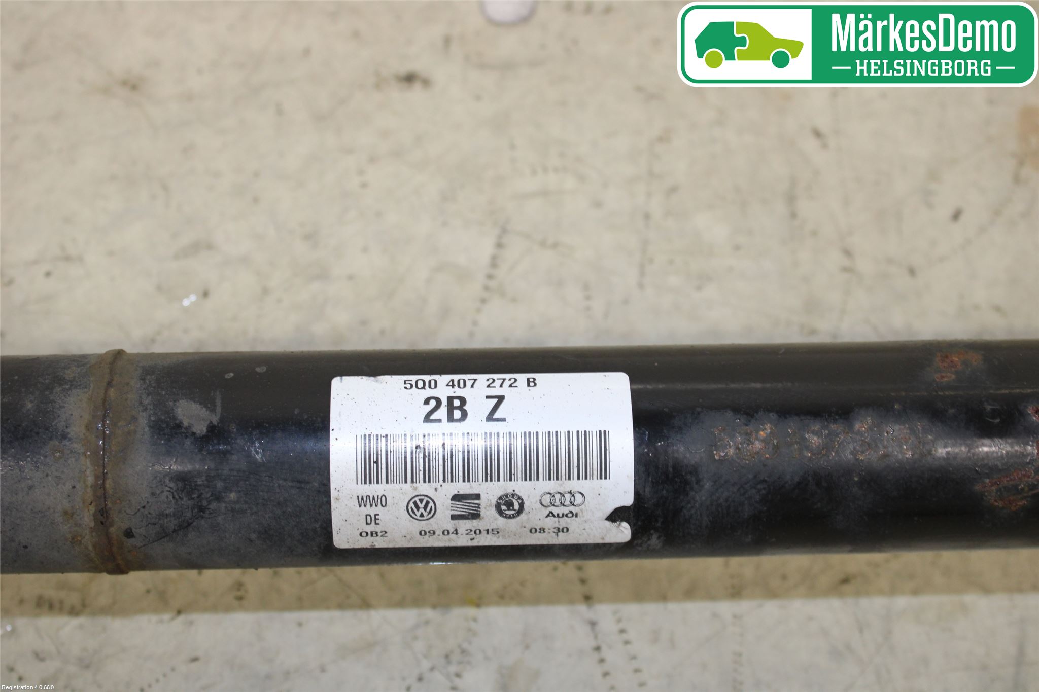 Audi A3/S3 8V 13-20 Drivaxel Fram Höger