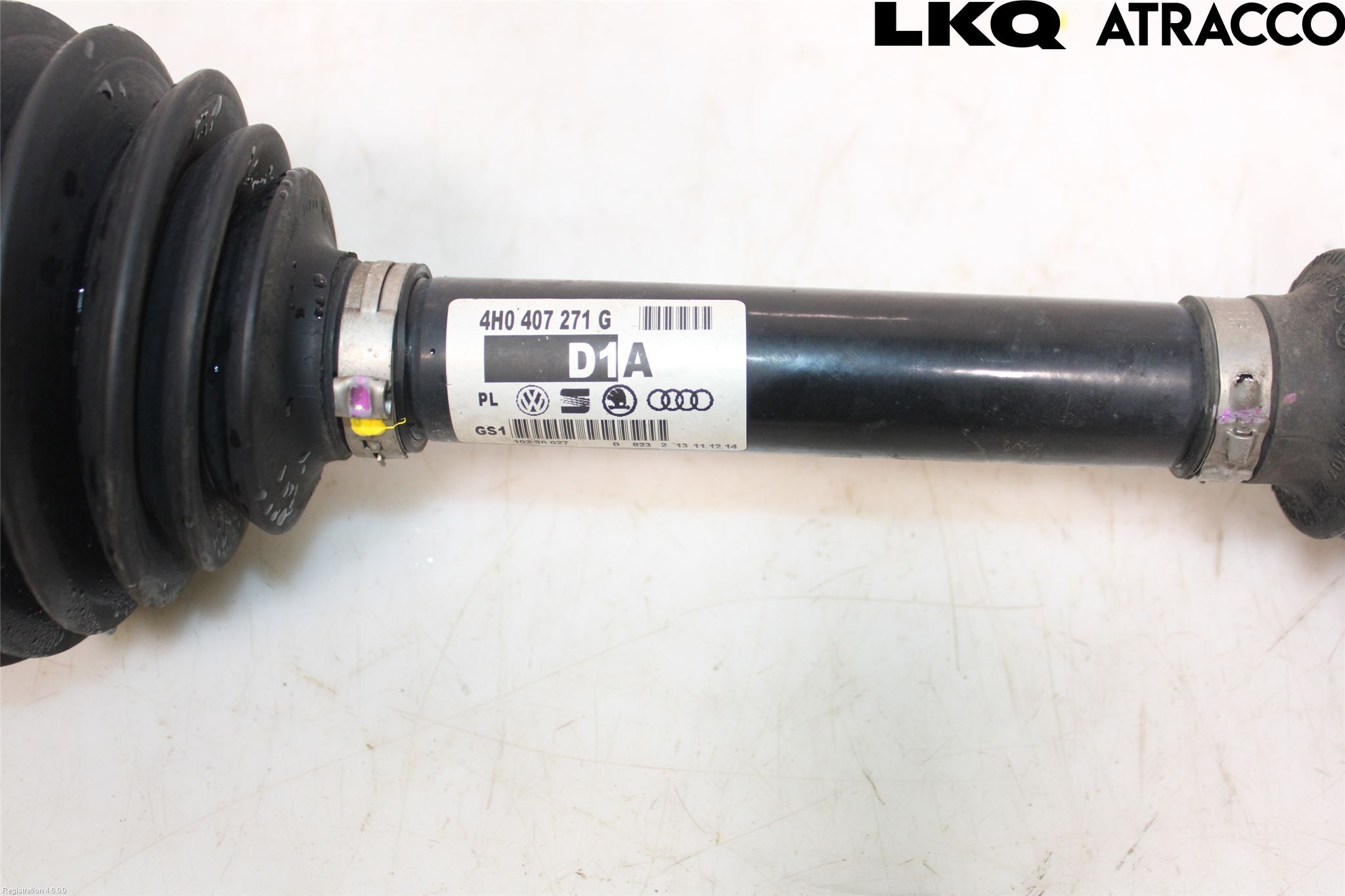 Audi A8/S8 4H 10-17 Drivaxel Fram Vänster