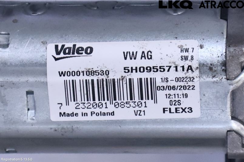 Volkswagen VW ID.4 21- Torkarmotor Baklucka