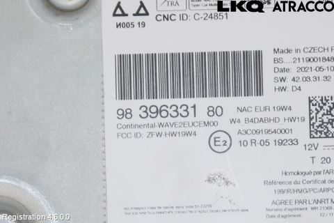 Citroen C4/E-C4 C4X/E-C4X III 21- Radio