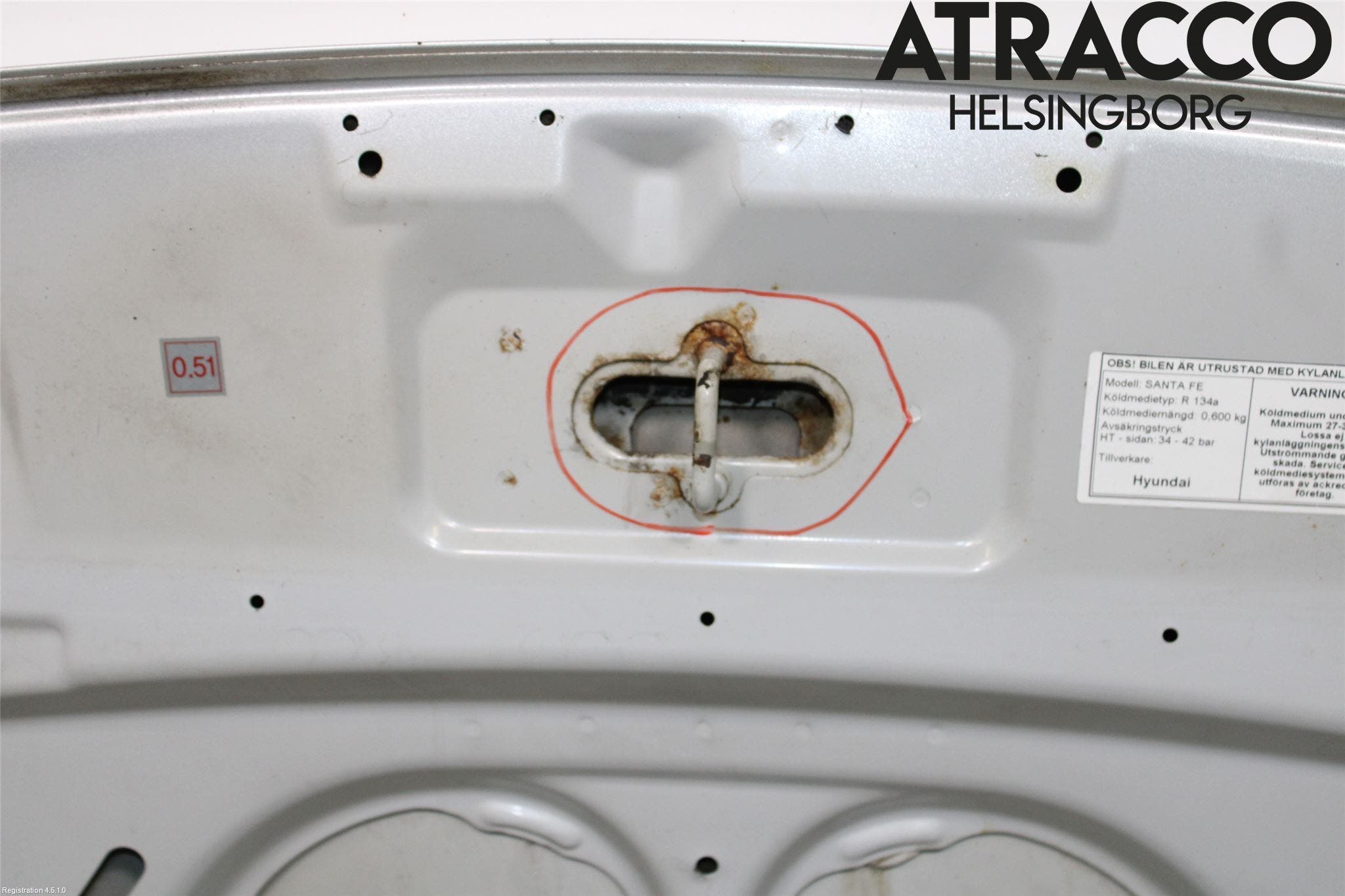 Hyundai SANTA FE 06-12 Huv Fram