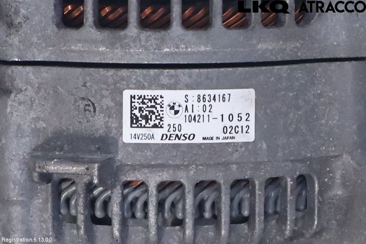 BMW 5 G30/G31/F90 17-23 Generator