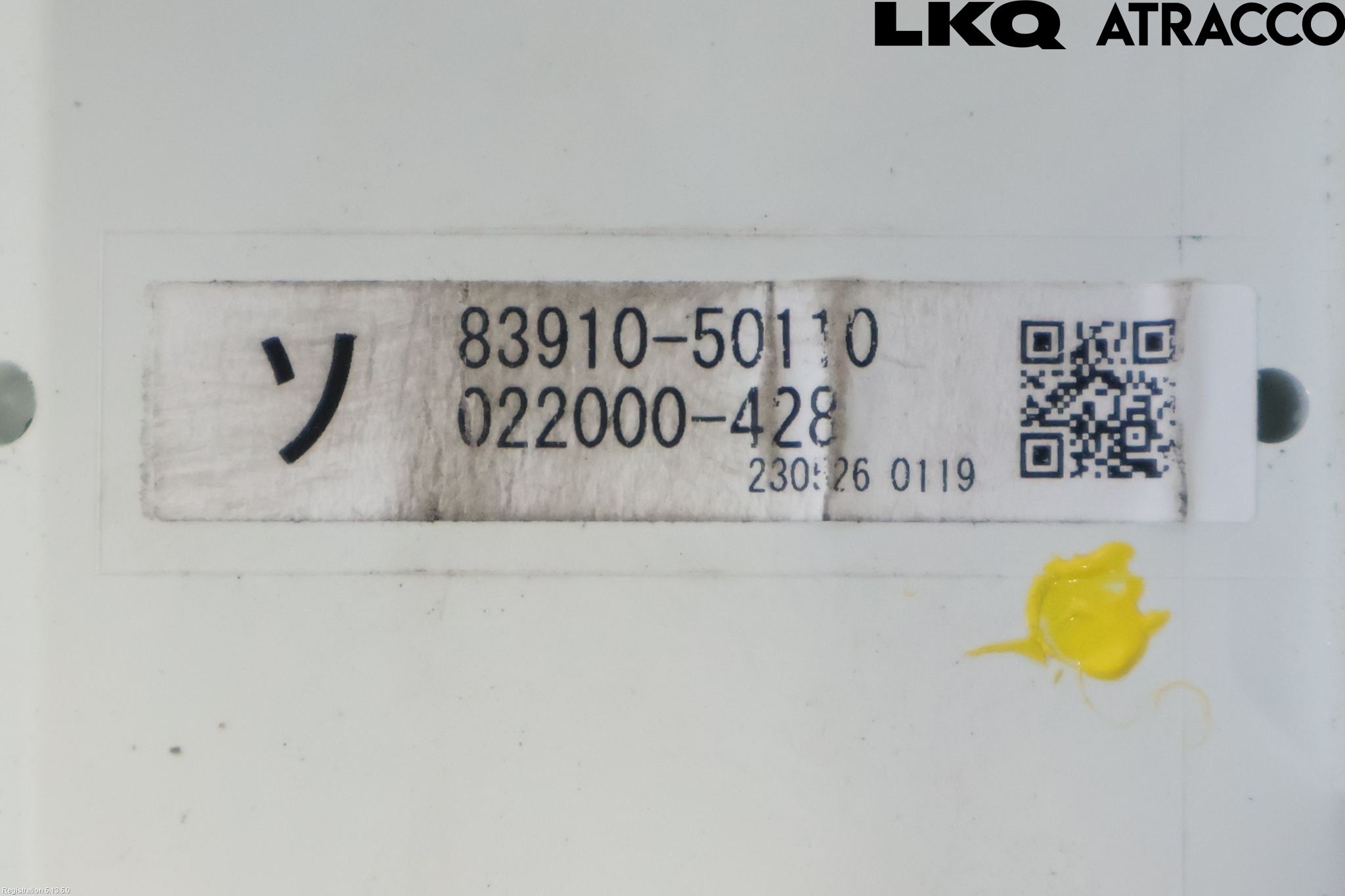 Lexus ES 250/300/330 Instrument Klocka