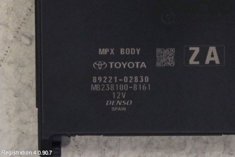 Toyota COROLLA 19- Styrenhet Övrigt