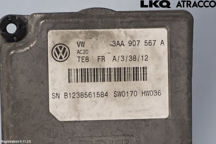 Volkswagen VW PASSAT 11-14 Sensor Adaptiv Farthållare