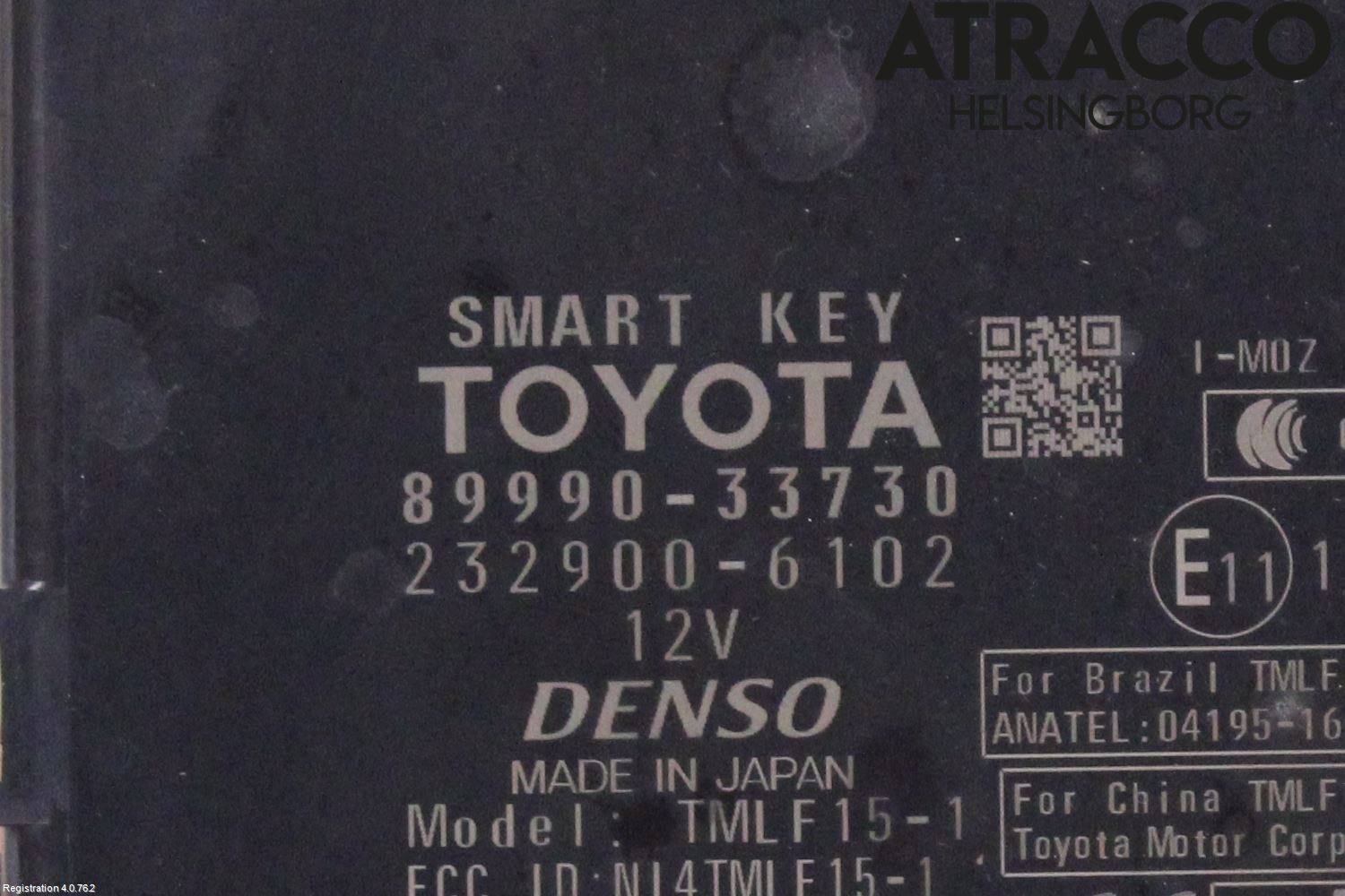 Lexus ES 250/300/330 Styrenhet Nyckellöst System