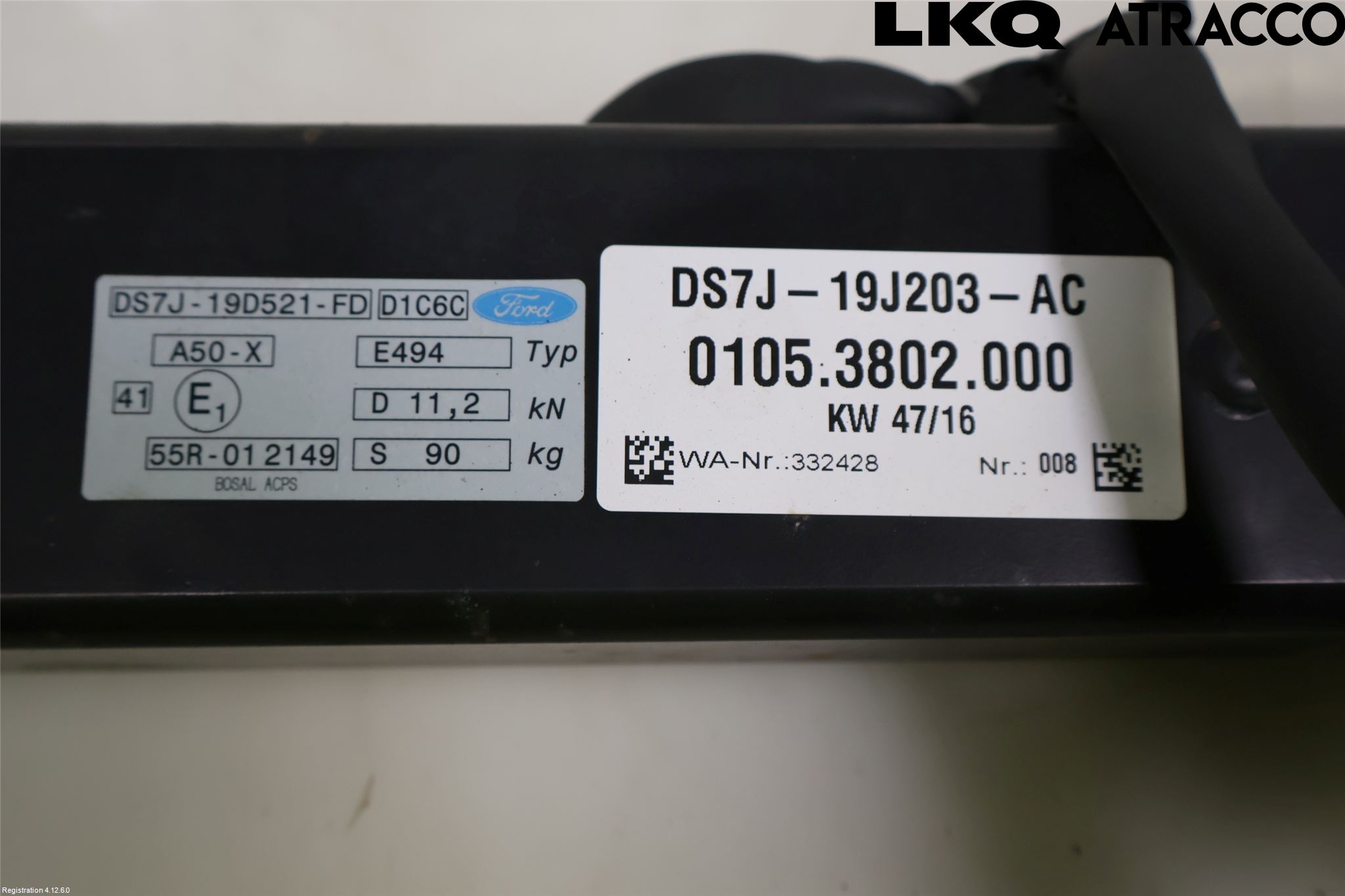 Ford MONDEO 15-22 Dragkrok
