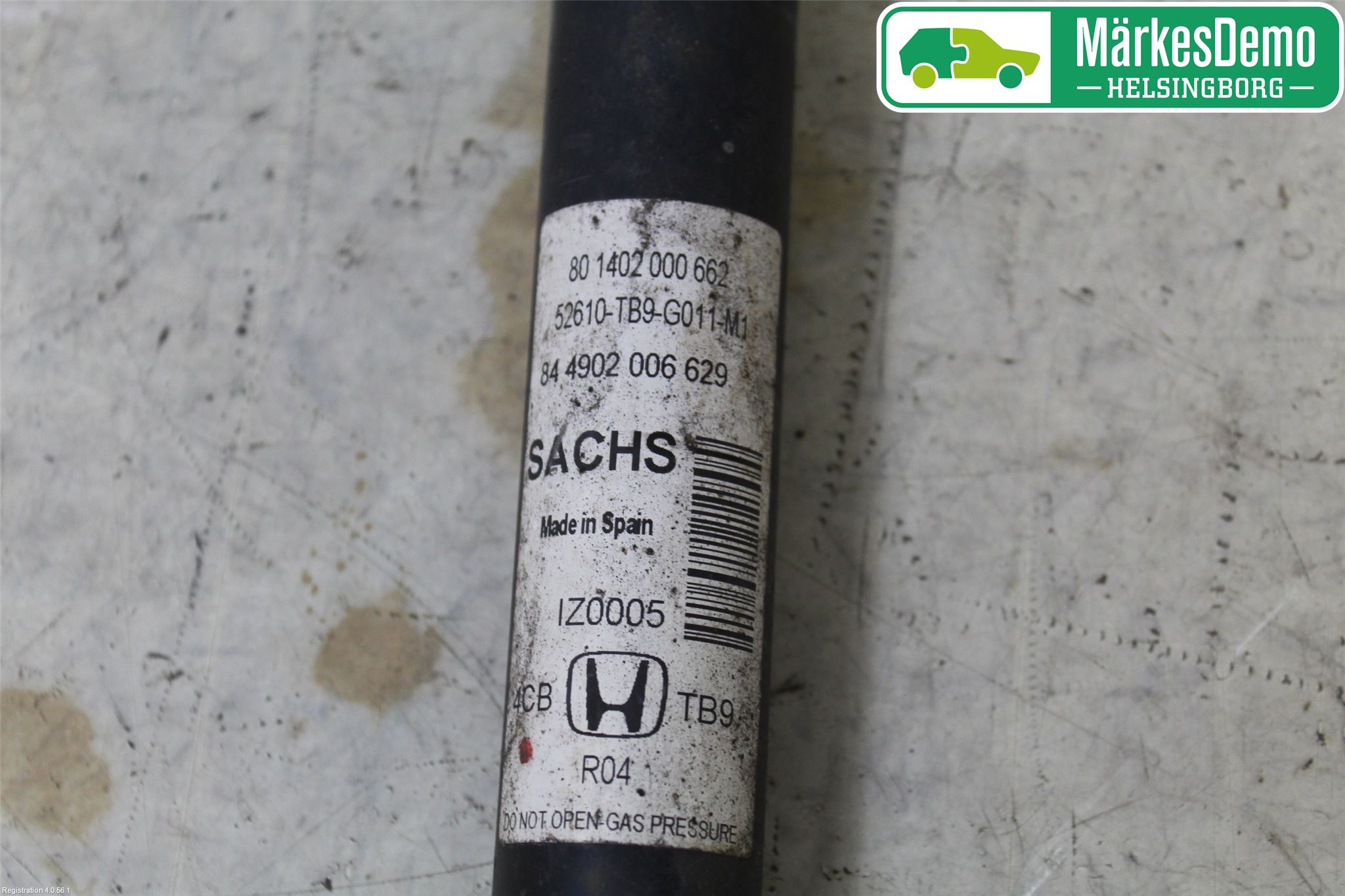 Honda CIVIC 12-16 Stötdämpare Bak