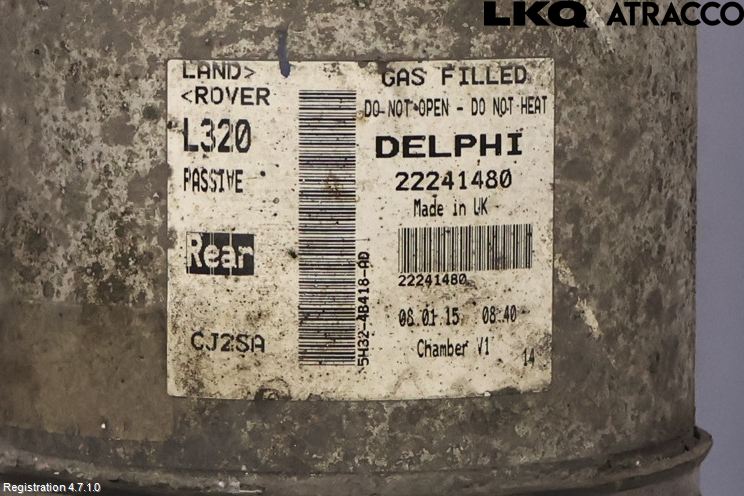 Landrover RANGE ROVER SPORT (L320) 05-09 Fjäderben Bak Höger