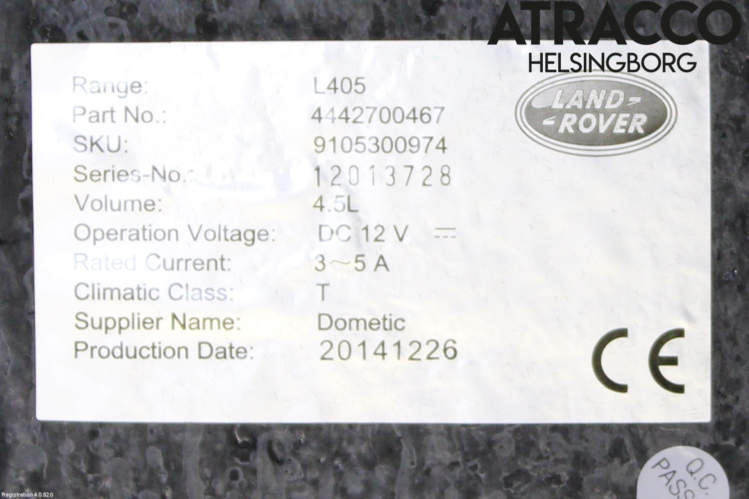 Landrover RANGE ROVER SPORT (L494) 14-22 Ac Övrigt