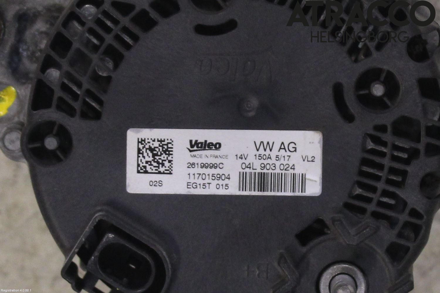 Audi A4/S4 B9 16-19 Generator