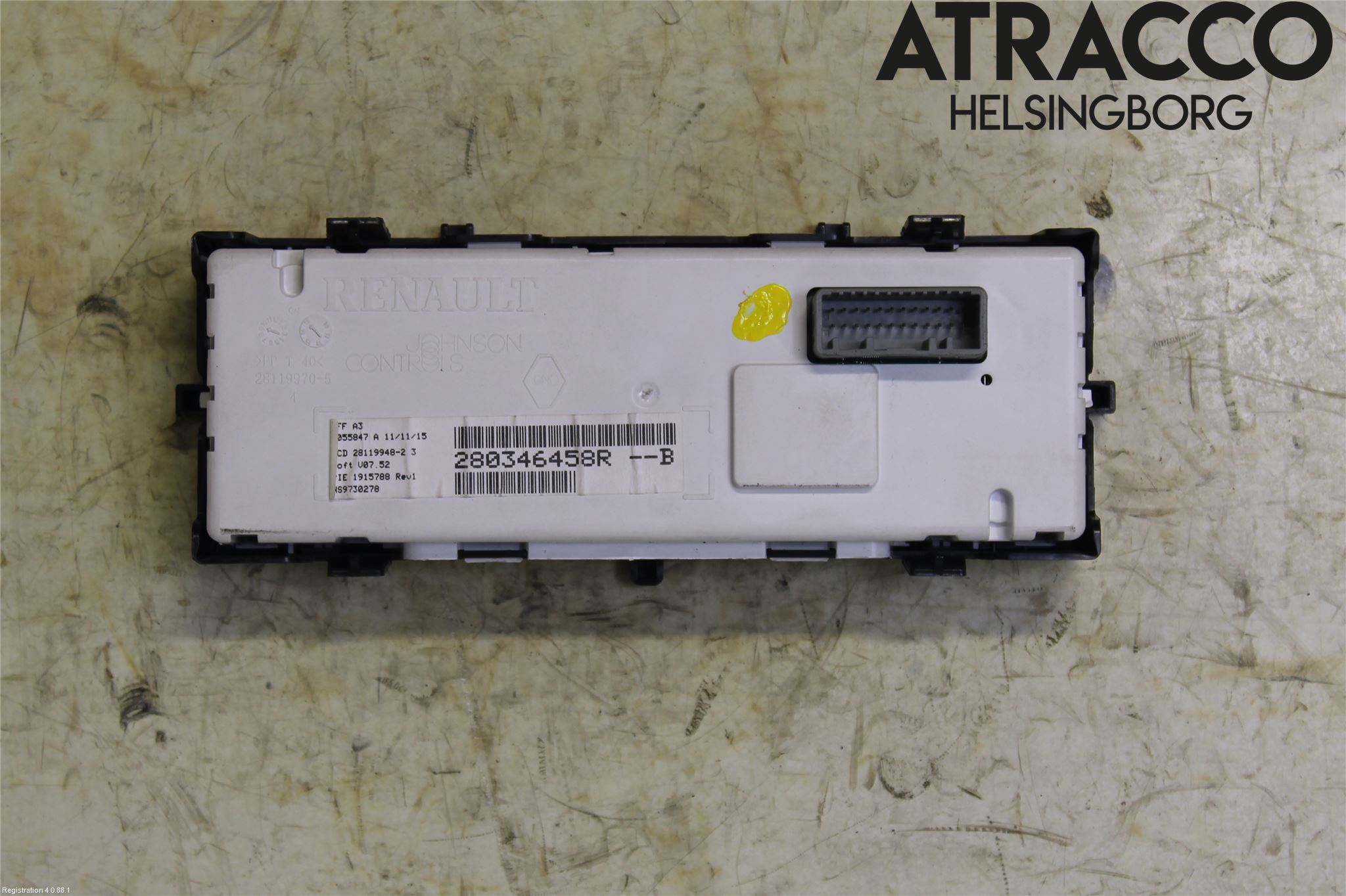 Renault MEGANE IV 16-23 Färddator