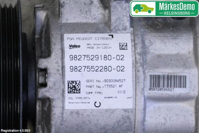 Peugeot 308 14-21 Ac Kompressor