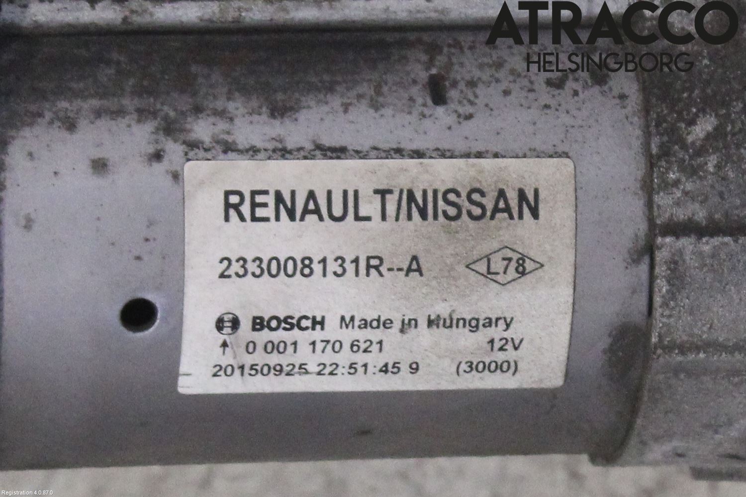 Nissan X-TRAIL 14-21 Startmotor