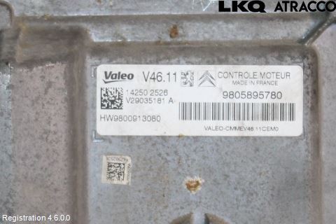 Citroen C3 10-17 Styrenhet Insprut Bensin