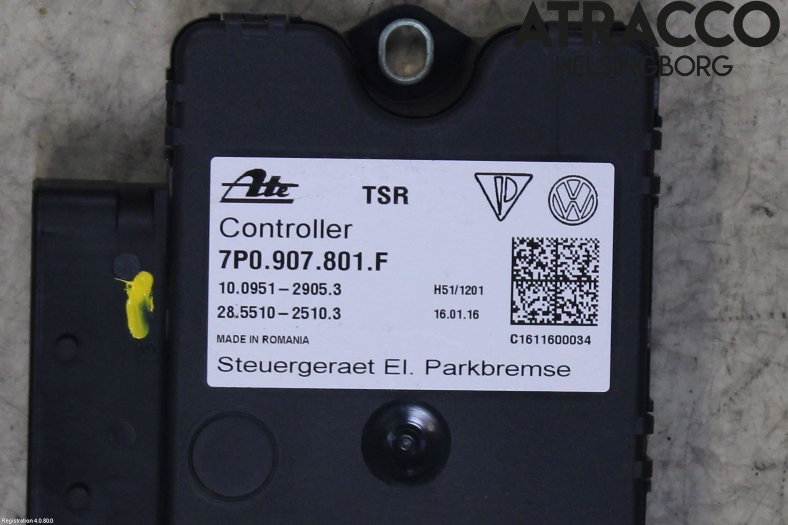 Volkswagen VW TOUAREG 7P 11-18 Styrenhet Parkbroms Epb