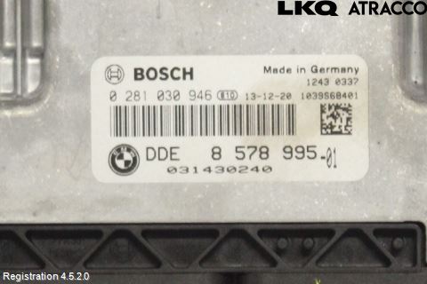 BMW 5 F10/F11/F18 09-17 Styrenhet Inspump Diesel