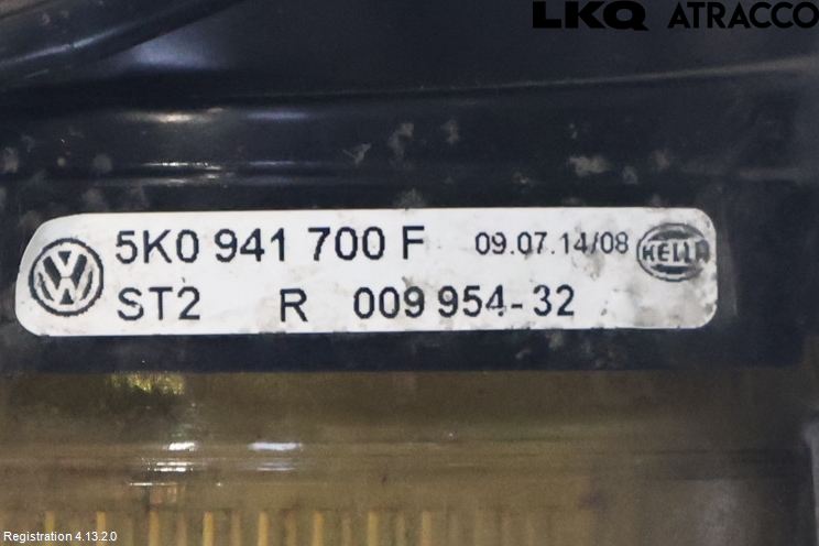 Volkswagen VW TIGUAN 07-16 Dimljus-Varselljus Fram