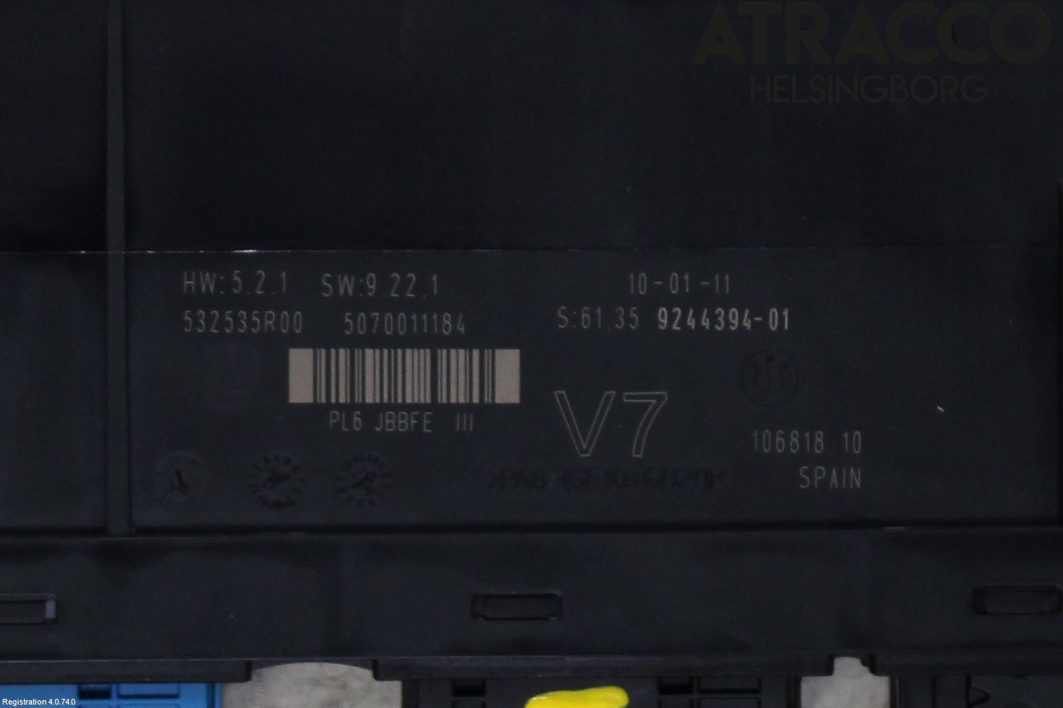 BMW 5 F10/F11/F18 09-17 Styrenhet Övrigt