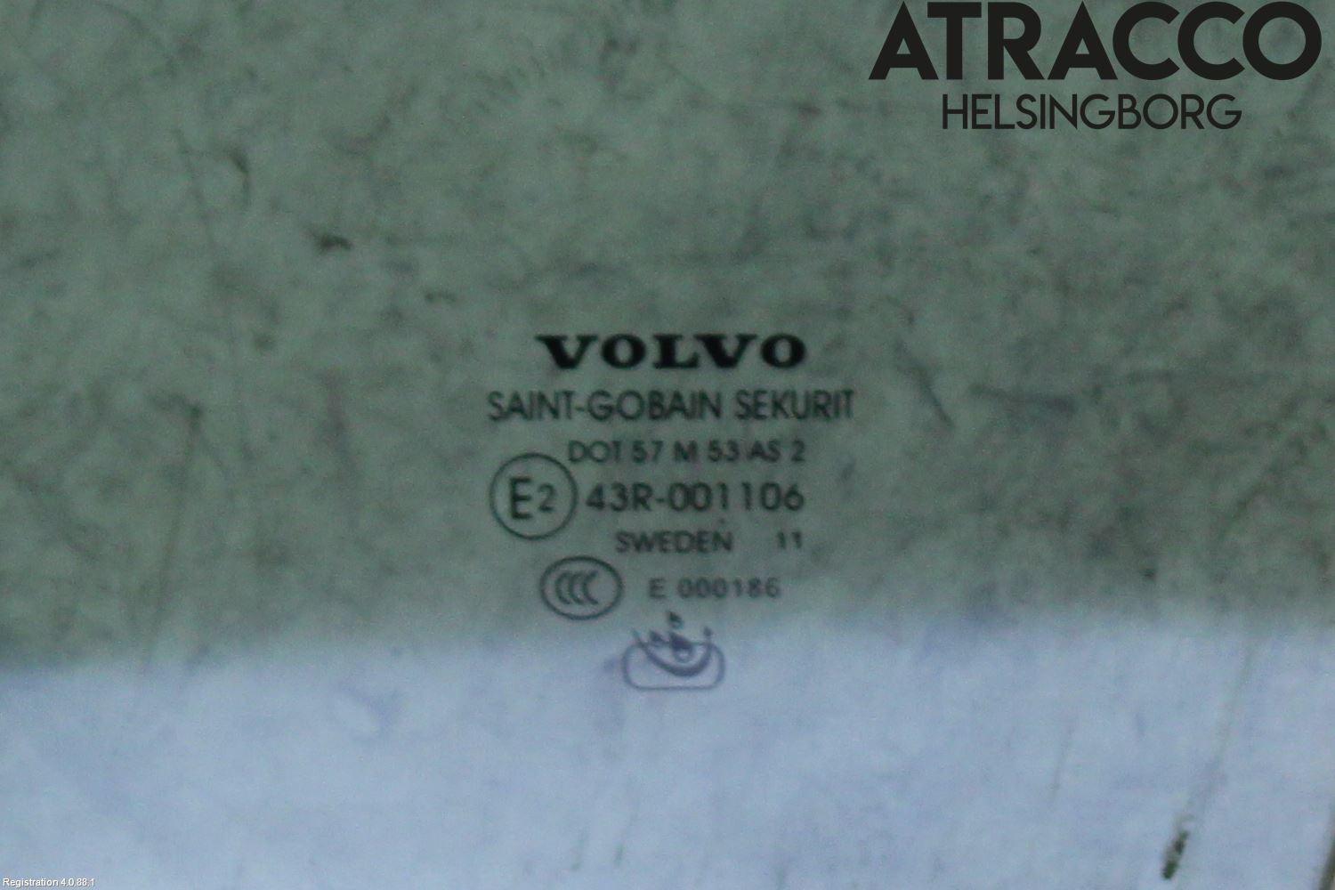 Volvo V50 08-12 Dörruta Fram Vänster