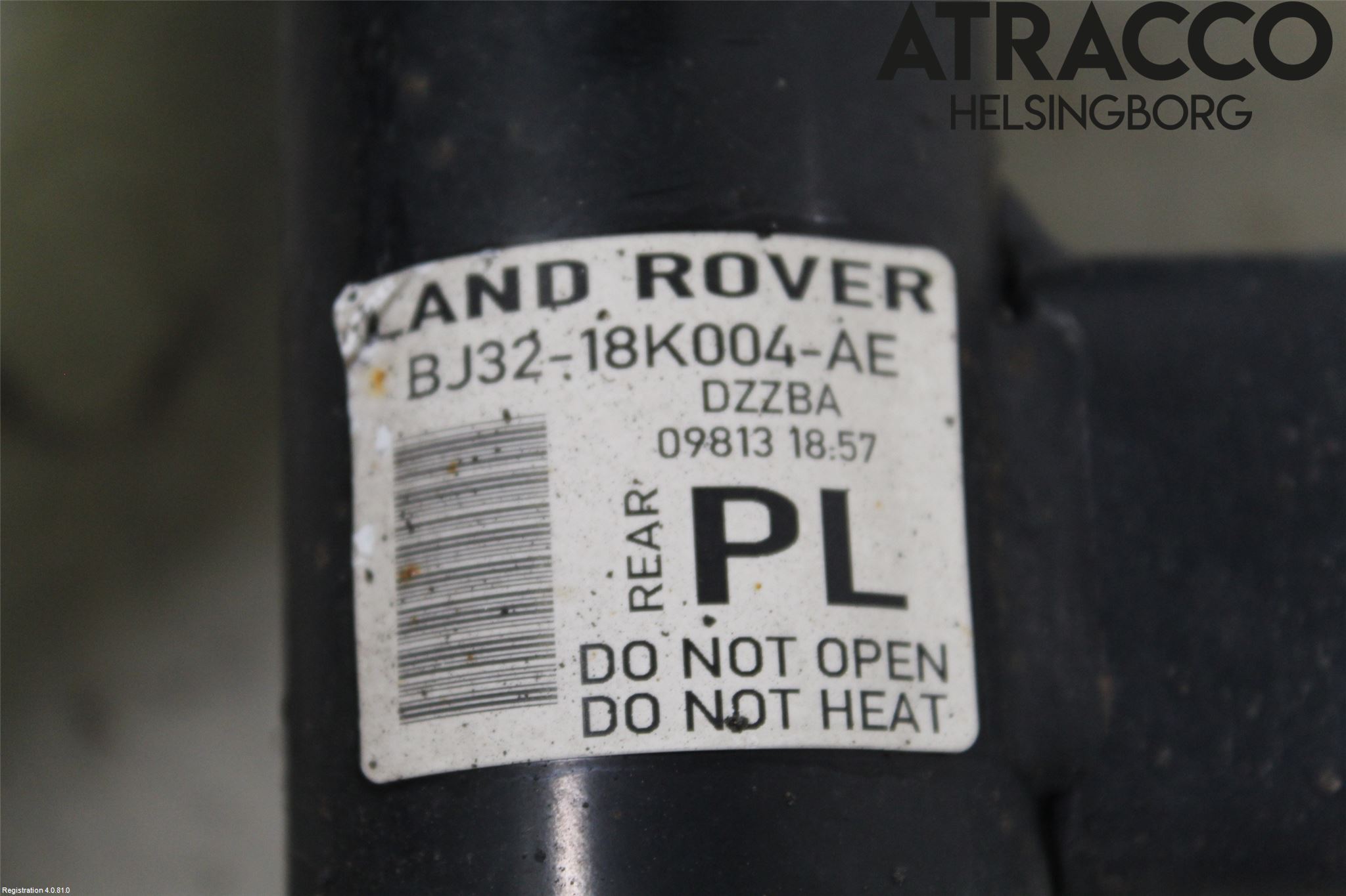 Landrover LAND ROVER RANGE ROVER EVOQUE (L538) 11-18 Fjäderben Bak Vänster