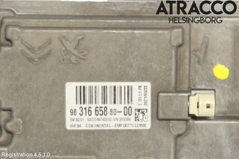 Peugeot EXPERT/E-EXPERT 17- Multifunktionsdisplay