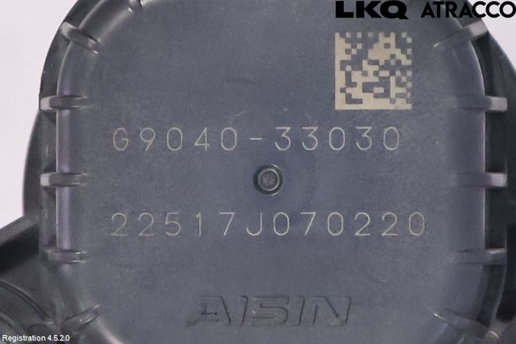 Lexus IS 250/350 14-20 Värme Cirkulationspump