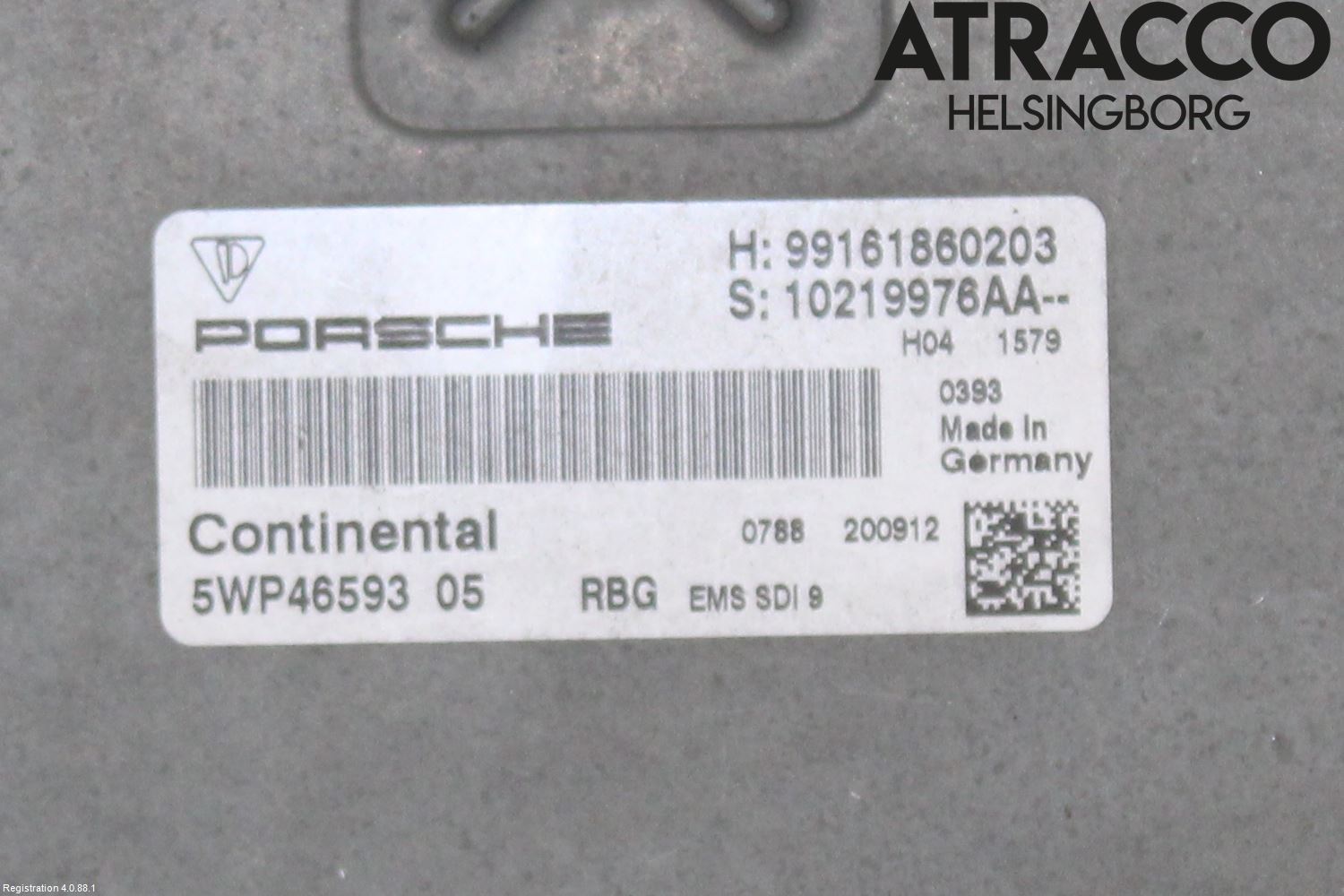 Porsche 911 64- Styrenhet Insprut Bensin