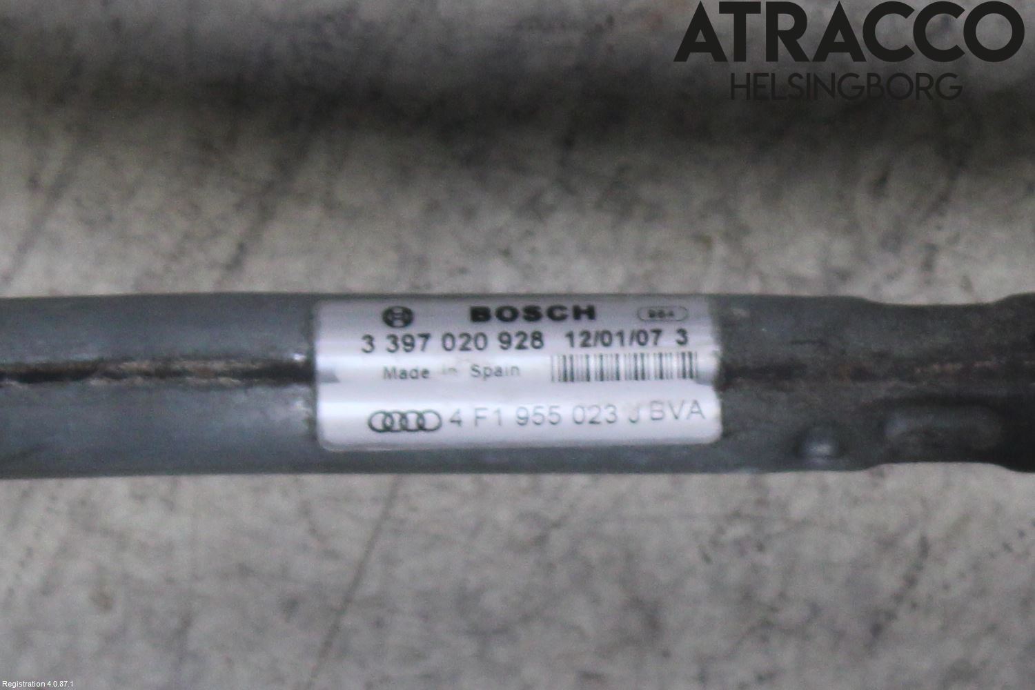 Audi A6/S6     05-11 Torkarmekanism Vindruta